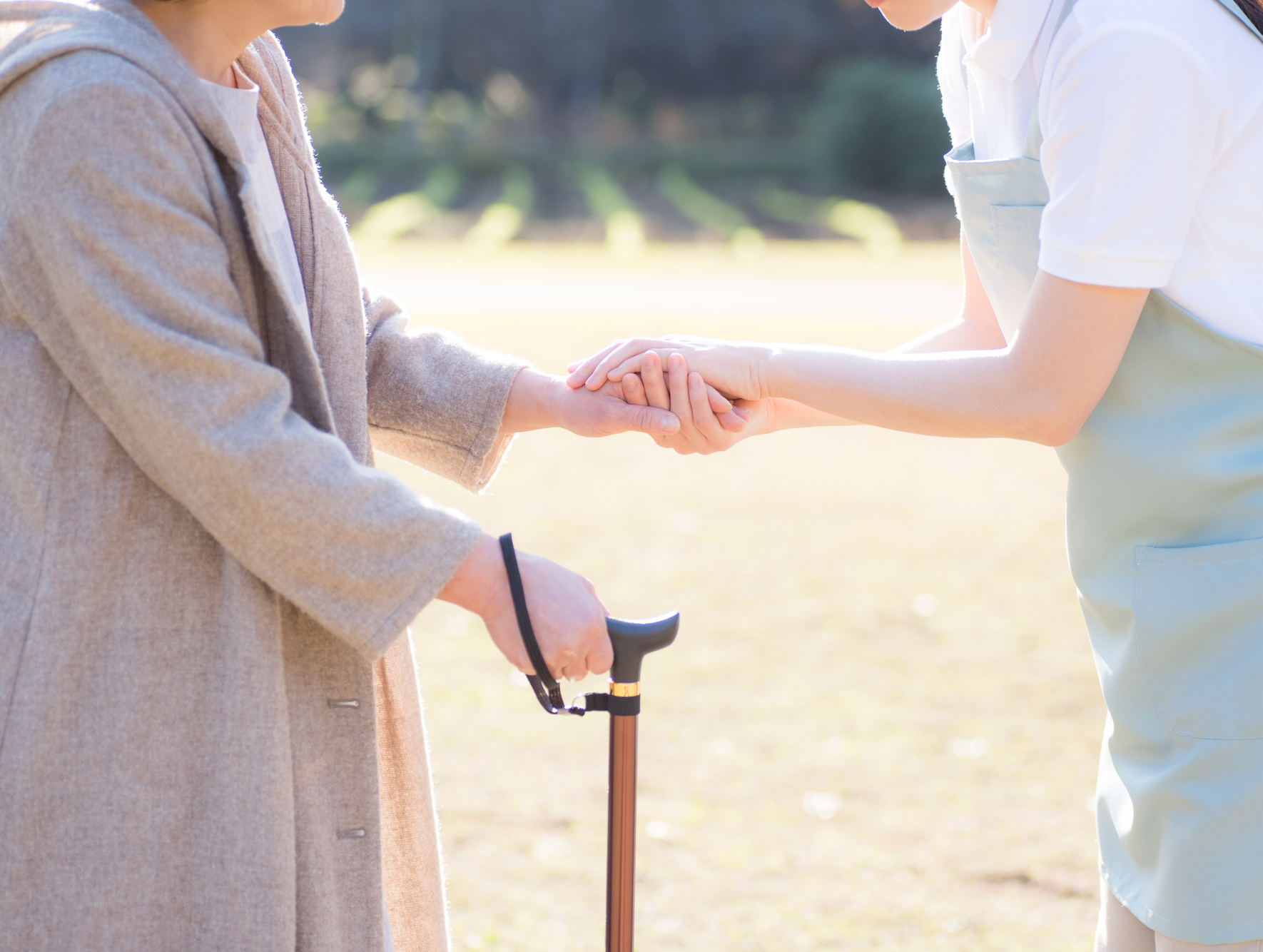 デイサービスで人と交流